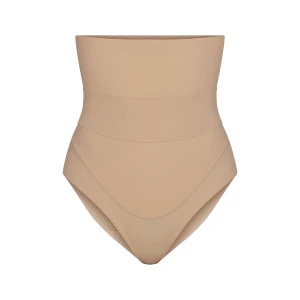 FITS EVERYBODY MATERNITY BANDED HIGH-WAISTED BRIEF | CLAY