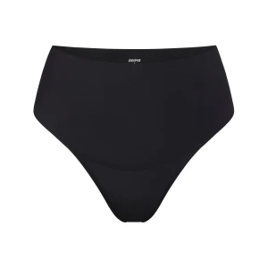 SMOOTHING INTIMATES HIGH-WAISTED THONG | ONYX