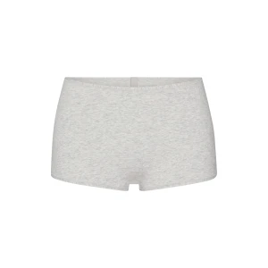 EVERYDAY COTTON BOY SHORT | LIGHT HEATHER GREY