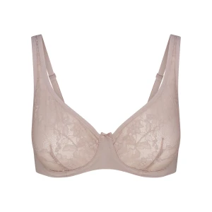 SKIMS LACE UNLINED MINIMIZER BRA | FAWN