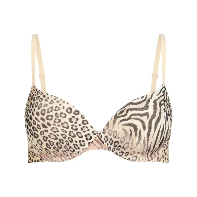 FITS EVERYBODY T-SHIRT BRA | SAND MULTI ANIMAL